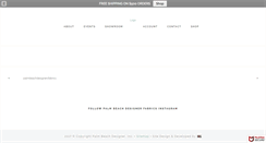 Desktop Screenshot of palmbeachdesignerfabrics.com
